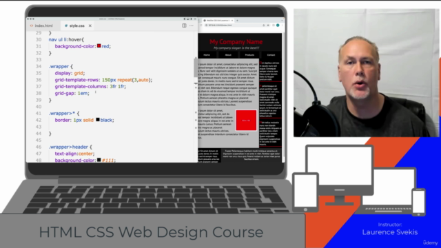 Web Design Responsive Website Template from Scratch HTML CSS - Screenshot_04