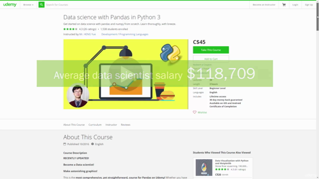 Beginner's Guide to Python Data Analysis & Visualization – Screenshot 2