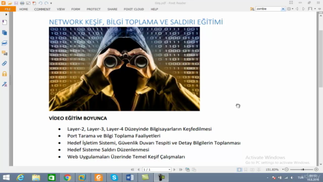 Network Keşif, Bilgi Toplama ve Saldırı Eğitimi – Screenshot 1