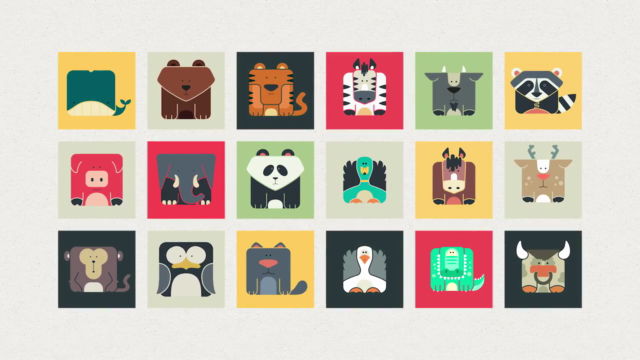 Adobe Illustrator: How to Draw Squared Animals Icons – Screenshot 4