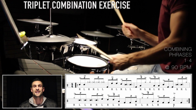 Advanced Sextuplet Chops - Gospel Chops Drumming Masterclass – Screenshot 3