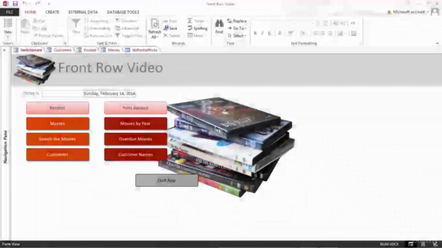 The Beginning Guide to Microsoft Access 2013 – Screenshot 1
