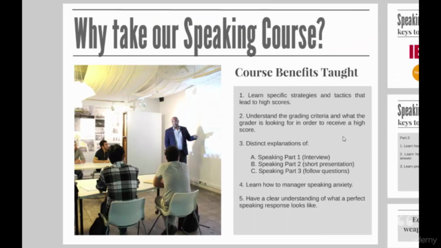 IELTS Band 7 Preparation Speaking Course – Screenshot 1