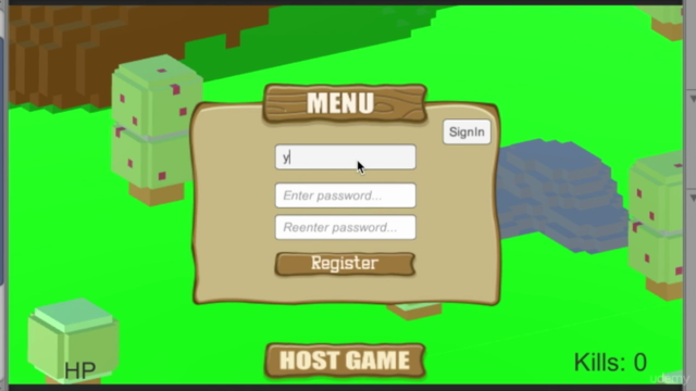 Unity 5 Interact with the database like a pro - php mysql – Screenshot 1