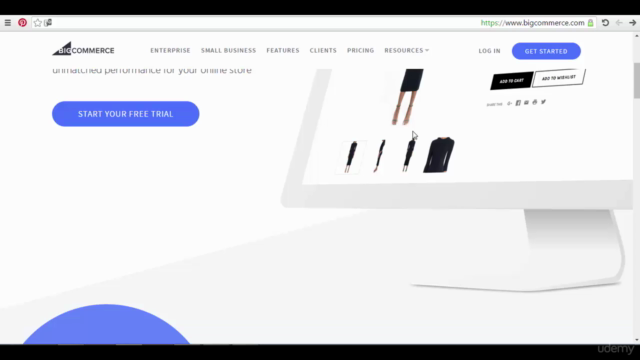 إنشاء وإدارة وتخصيص متجرك الإلكتروني بإستخدام بيج كومرس – Screenshot 1