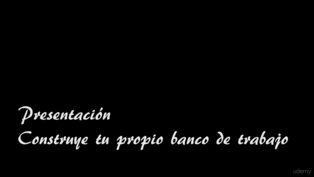 Curso de carpintería, FABRICA TU BANCO . carpentry bench – Screenshot 1