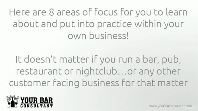 Bar Manager Training Course - 8 Areas of Focus For Success – Screenshot 3