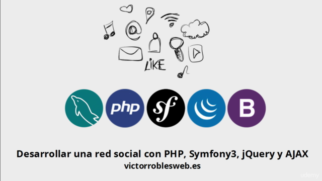 Desarrollar una red social con PHP, Symfony3, jQuery y AJAX – Screenshot 1
