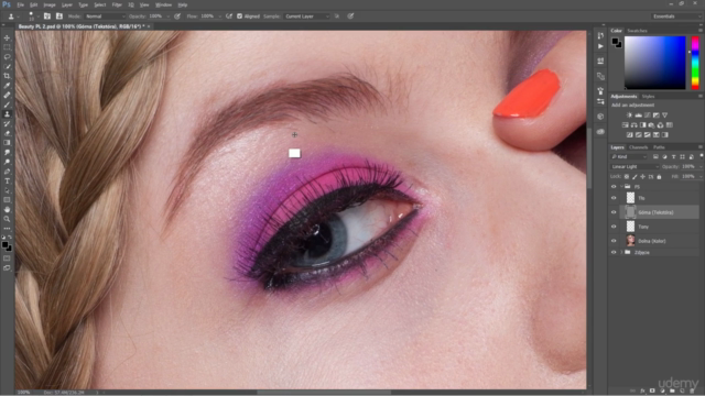 Photoshop CC: Profesjonalny Retusz Beauty – Screenshot 2