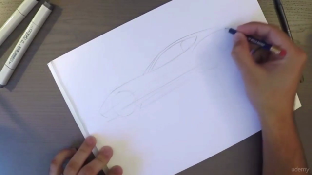 Car Sketching with Simple Analog Tools – Screenshot 2