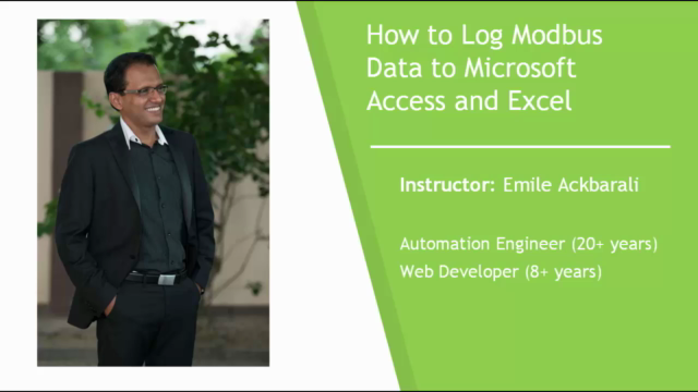 How to Log Modbus Data to Microsoft Access and Excel – Screenshot 3