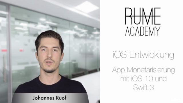 iOS Entwicklung - App Monetarisierung mit Swift 3 & iOS 10 - Screenshot_01