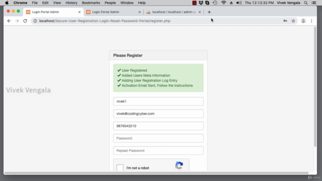 PHP User Login Registration Script With All Features – Screenshot 1
