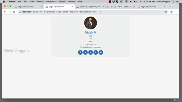 PHP User Login Registration Script With All Features – Screenshot 3