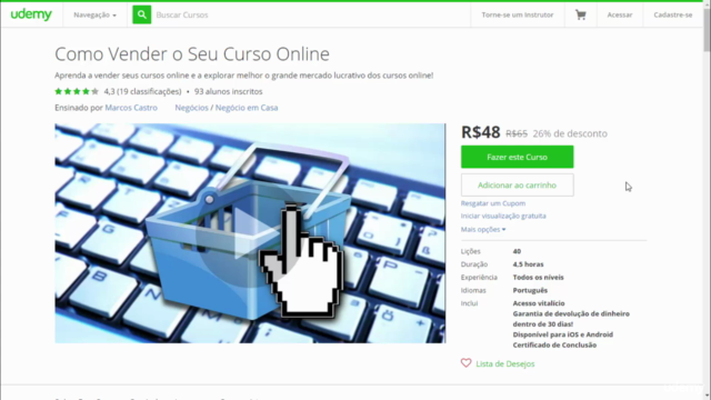 Como Vender o Seu Curso Online – Screenshot 1