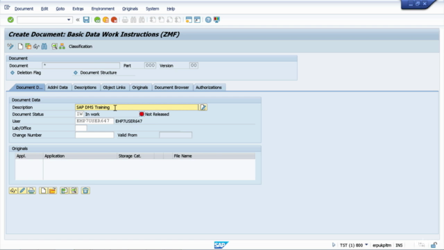 Introduction to SAP DMS Document Management System–SAP PLM – Screenshot 1