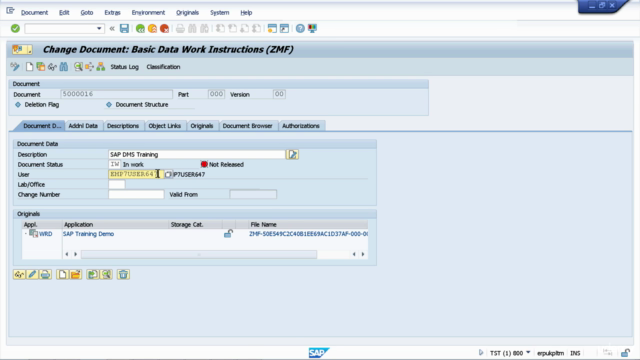 Introduction to SAP DMS Document Management System–SAP PLM – Screenshot 4