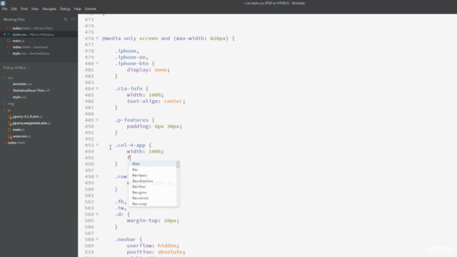 PSD to Responsive HTML5: Beginner to Advanced – Screenshot 2