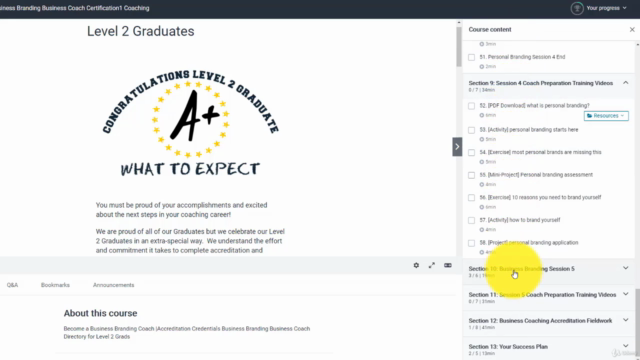 Business Branding Business Coach Certification Coaching – Screenshot 3