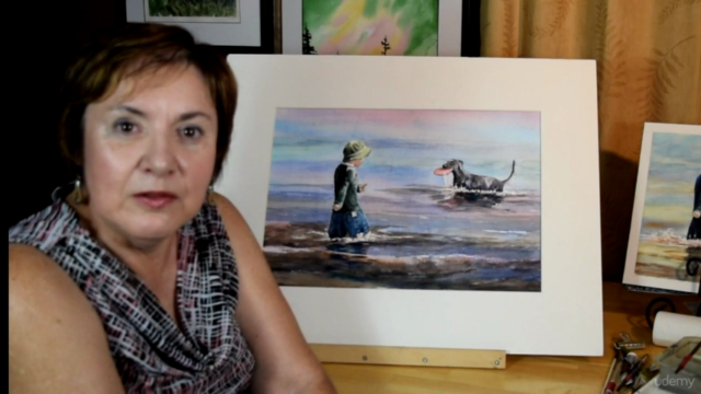 Fun At The Beach Watercolour Workshop – Screenshot 1