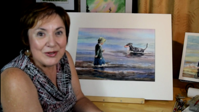 Fun At The Beach Watercolour Workshop – Screenshot 3