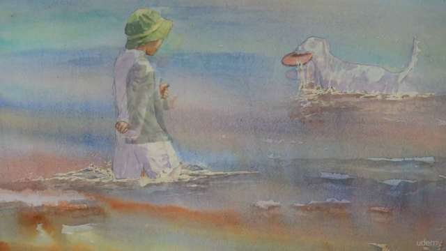 Fun At The Beach Watercolour Workshop – Screenshot 4