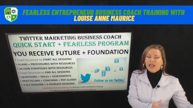 X (Twitter) Marketing Business Coach Certification Coaching – Screenshot 1