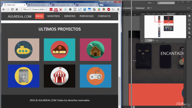 Fundamentos de Bootstrap 4: Crea tu primer sitio responsive – Screenshot 4