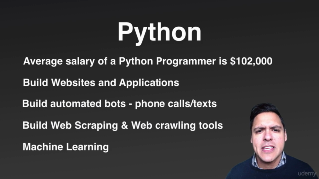 The Complete Python 3 Course: Go from Beginner to Advanced! – Screenshot 2