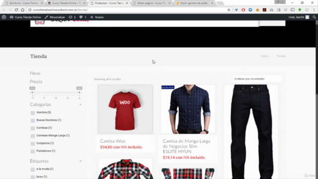 Creando Tienda Online con Wordpress y WooCommerce desde cero – Screenshot 3