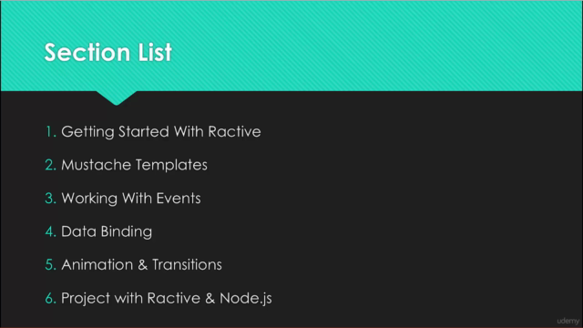 RactiveJS Fundamentals for Web Developers – Screenshot 4