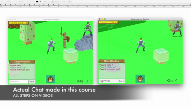 Unity 5 Build a chat system for online multiplayer games – Screenshot 3