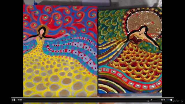 An art history moment - Paint like the artist Klimt - Screenshot_04