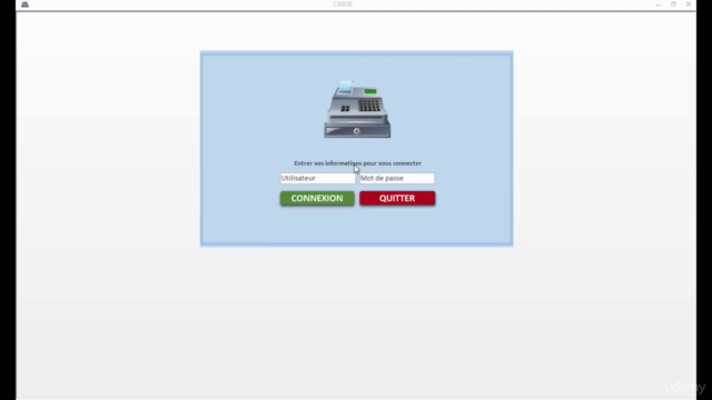 Créer une Application de gestion de caisse avec Access 2013 – Screenshot 1