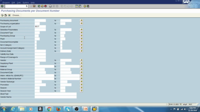SAP MM (Materials Management) P2P - Purchasing hands on – Screenshot 3