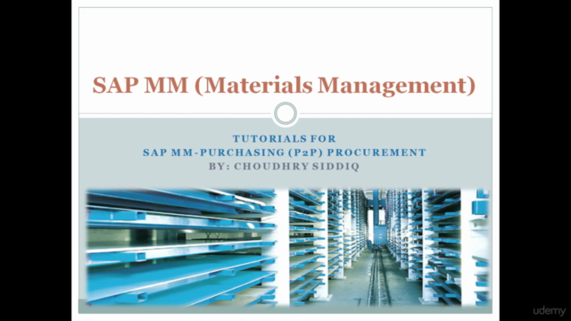 SAP MM (Materials Management) P2P - Purchasing hands on – Screenshot 4