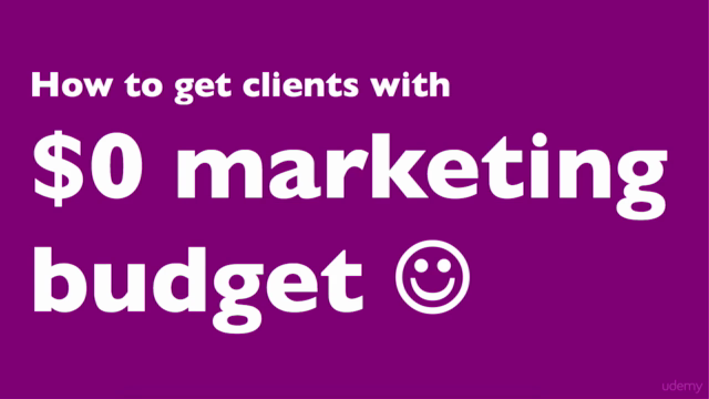 Marketing For Freelancers: Get Clients With No Budget - Screenshot_01