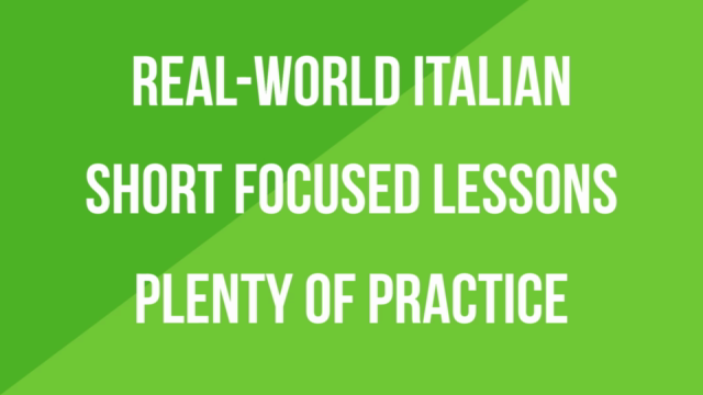 3 Minute Italian - Course 1 | Language lessons for beginners – Screenshot 3