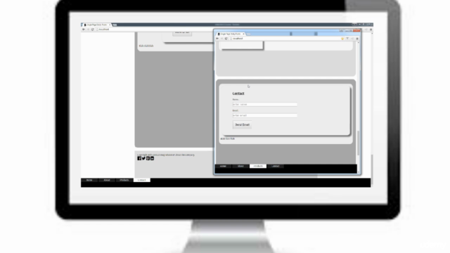 Website development HTML CSS creating a single page website - Screenshot_03