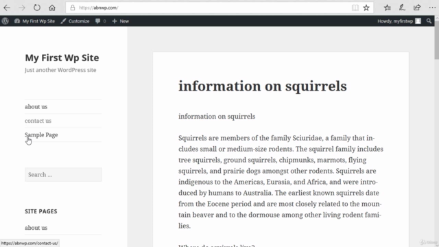 WordPress Essential Training for Building Websites – Screenshot 4