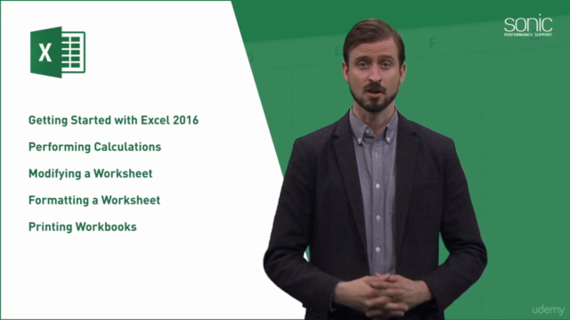 Microsoft Office Excel 2016: Part 1 Beginner Level – Screenshot 4