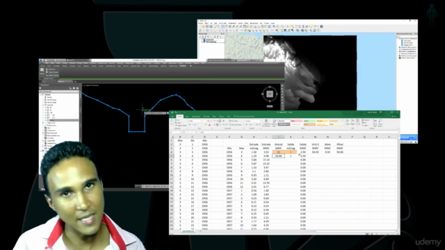 Evaluación de Presas con QGIS, CIVIL3D y EXCEL – Screenshot 4