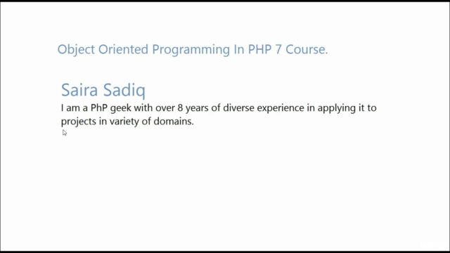 OOP Object Oriented Programming In PHP 7 – Screenshot 2