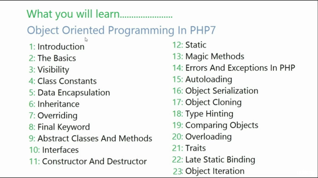 OOP Object Oriented Programming In PHP 7 – Screenshot 3