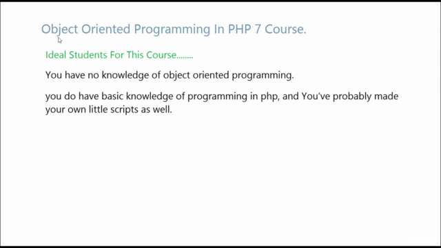OOP Object Oriented Programming In PHP 7 – Screenshot 4