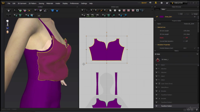 Introduction à Marvelous Designer – Screenshot 2