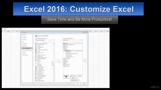 Excel 2016: Customize Excel - Save Time & Be More Productive - Screenshot_03
