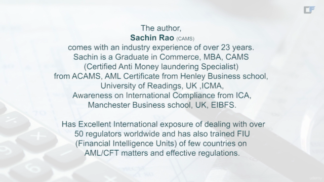Anti Money Laundering & Countering of Terrorist Financing – Screenshot 1