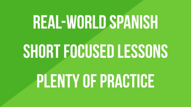 3 Minute Spanish - Course 1 | Language lessons for beginners – Screenshot 3