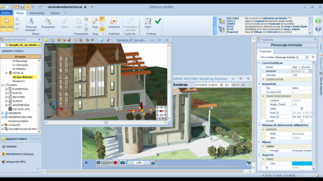 EDIFICIUS: modelado BIM con renderizado en tiempo real – Screenshot 4
